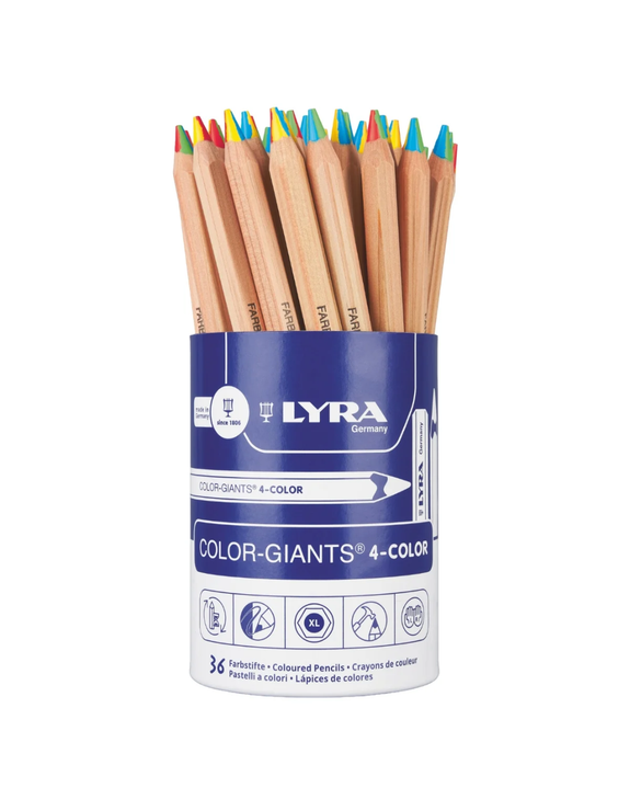 LYRA Colour Giants 4-Colour Rainbow Pencil