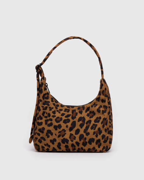 Baggu - Mini Nylon Shoulder Bag - Leopard