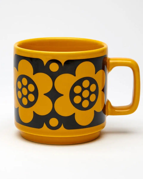 Magpie x Hornsea Mug - Geo Flower Yellow