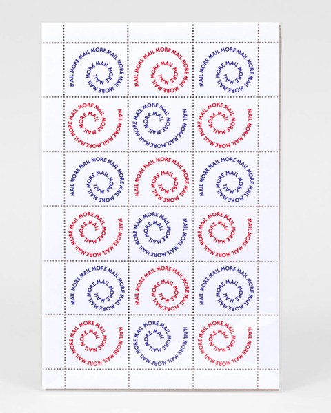 The Portland Stamp Company - Poster Stamps - More Mail Spiral