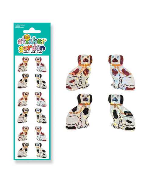 Sticker Garden - Sparkle Mantle Dog Stickers