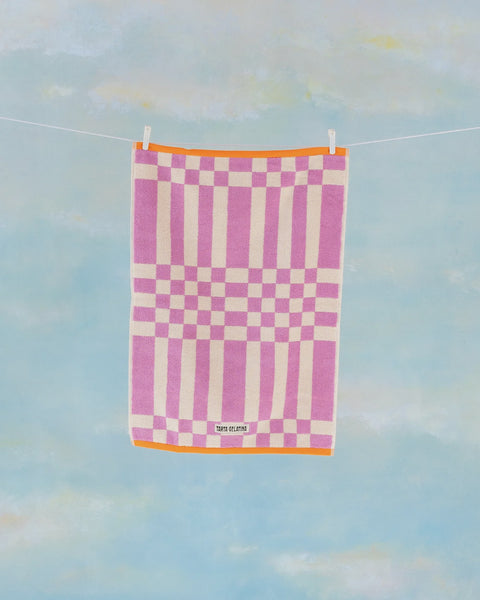 Tarta Gelatina - Hand Towel - Marina Magenta