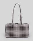 Baggu - Medium Nylon Bowler Bag - Black and White Gingham