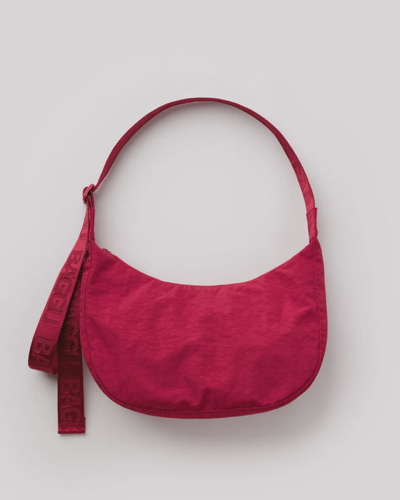Baggu - Medium Nylon Crescent Bag - Cherry