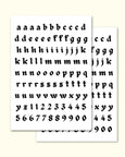 Shellflower - Medieval Alphabet Sticker Sheets