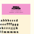 Shellflower - Medieval Alphabet Sticker Sheets