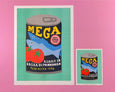 We Are Out Of Office - Riso Print - Can of Mega Sardines 30x40cm