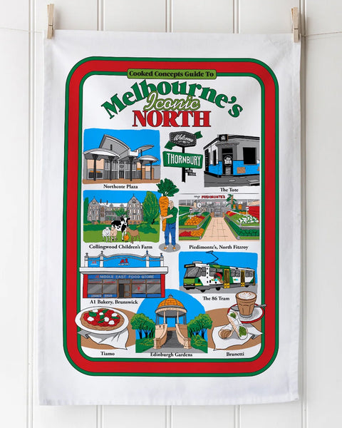 Cooked Concepts - Melbourne's Iconic North Tea Towel