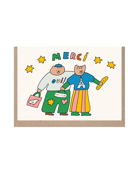 Rumble Cards - Merci Greeting Card