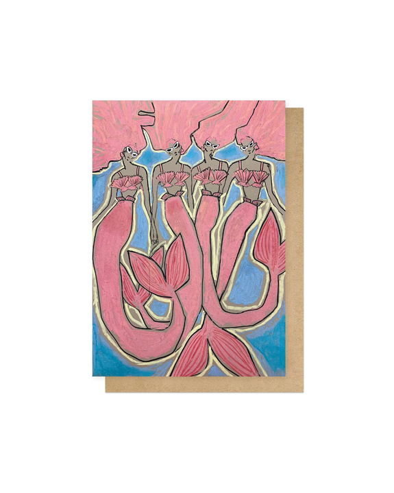 East End Prints - Mermaids Greetings Card