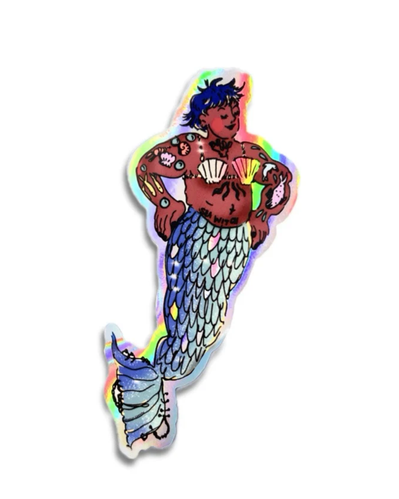 Frances Cannon - Holographic Mermaid Sticker