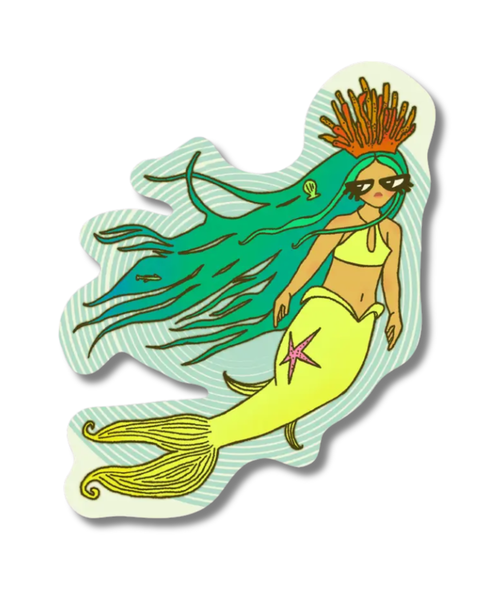 Rags AF - Mermaid Sticker