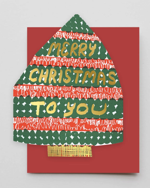 Hammerpress - Mod Christmas Tree Card, Boxed Set
