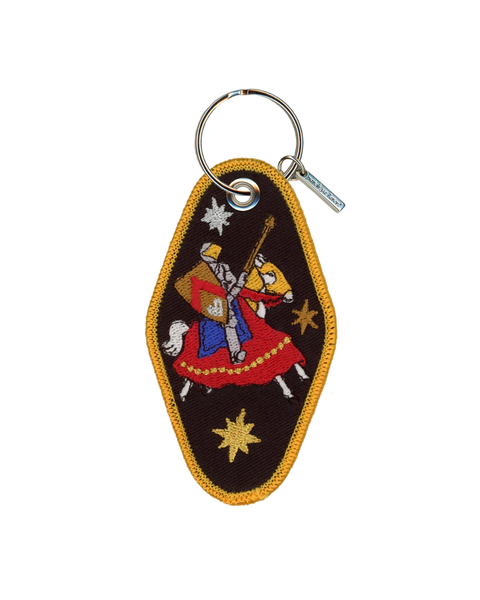 Patch Ya Later - Metal Heart - Embroidered Keychain