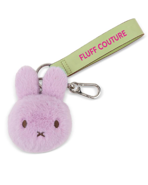 Bon Ton Toys - Miffy ECO Fuzzy Bag Charm -  Lilac