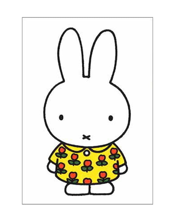 Miffy - Postcard - Miffy Floral Dress