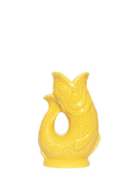 The Original Gluggle Jug - Pitcher Vase - Mini - Yellow
