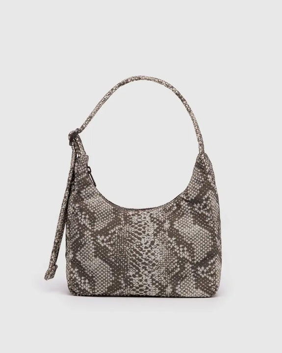 Baggu - Mini Nylon Shoulder Bag - Snakeskin