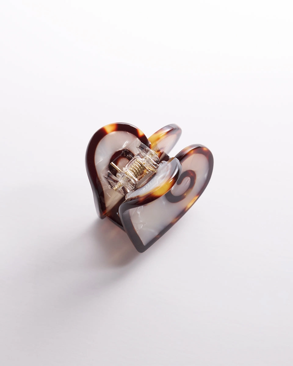 Winona Irene - Mini Hair Claw - Dear Heart