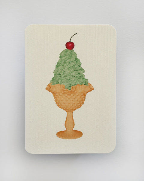Canonbury Press - Mint Chantilly Cream Greeting Card