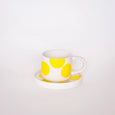 Magazin Minori - Espresso Dots - Spiaggia Yellow (Set of 2 Espresso Cups & Saucers)
