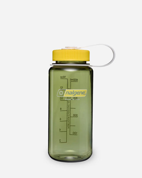 Nalgene - Sustain Wide Mouth Water Bottle - 500ml - Oil Green with Freesia