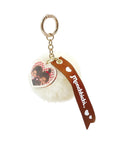 Monchhichi - Fur Charm Key Chain - Ivory