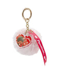 Monchhichi - Fur Charm Key Chain - Pink