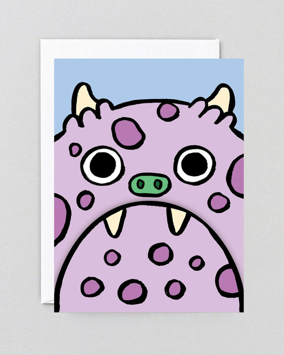 Wrap - Monster Fold Out Mouth Birthday Card