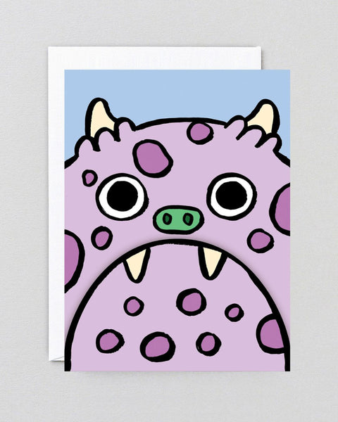 Wrap - Monster Fold Out Mouth Birthday Card