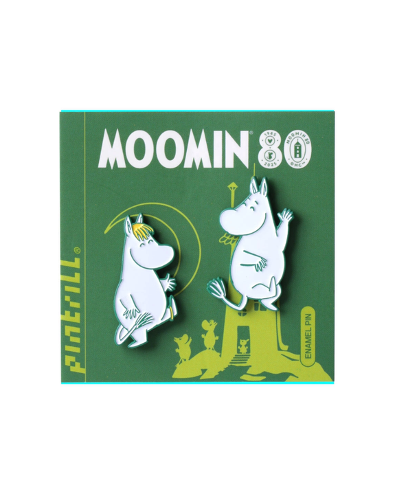 PINTRILL - Moomintroll & Snorkmaiden 80th Pin Set