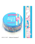 Moomin - Washi Tape - Blue Border
