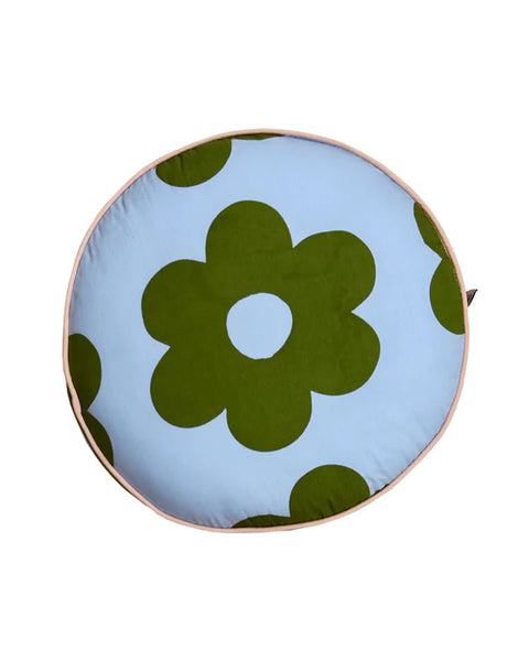 Mosey Me - Flowerbed Round Cushion