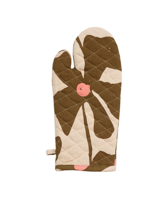 Mosey Me - Olive Poppy Oven Mitt