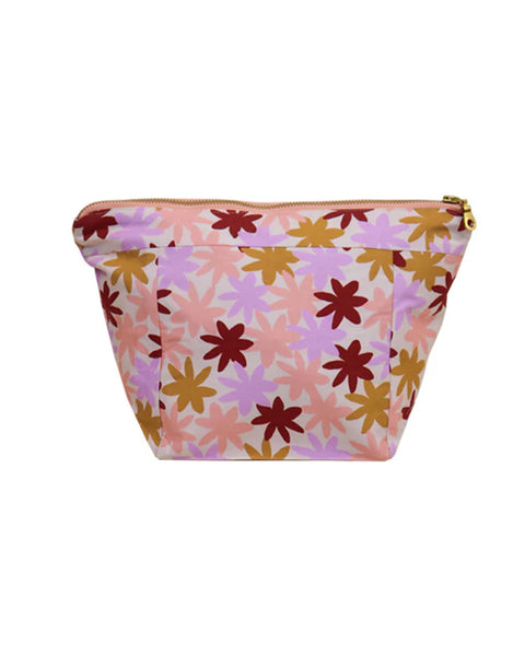 Mosey Me - Peach Floral Cosmetic Case