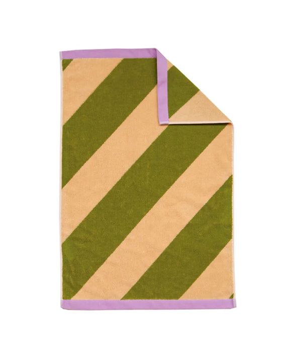 Mosey Me - Pistachio Stripe Hand Towel