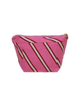 Mosey Me - Raspberry Stripe Cosmetic Case