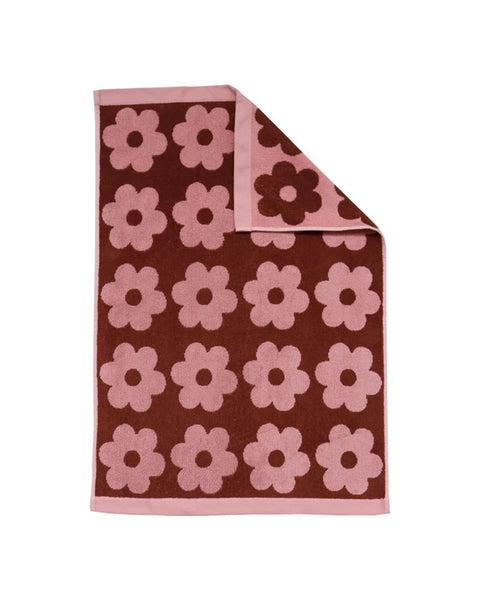 Mosey Me - Winter Flowerbed Hand Towel