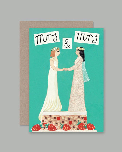 AHD greetings cards - Mrs and Mrs