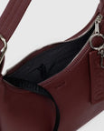 Baggu - Mini Recycled Leather Shoulder Bag - Mahogany
