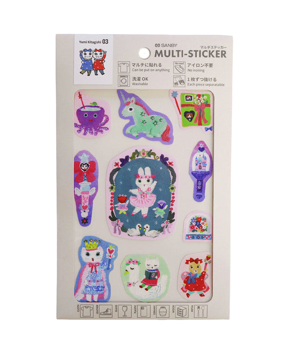 Yumi Kitagishi x Sanby - Multi Stickers - Fantasy Time