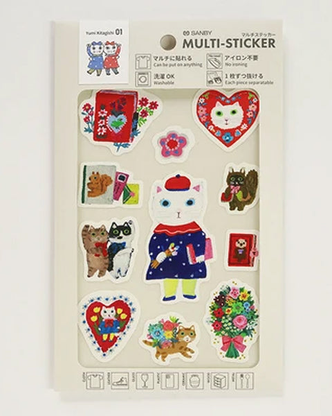 Yumi Kitagishi x Sanby - Multi Stickers - Art Time