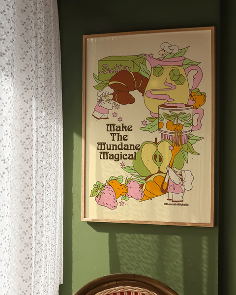 Hannah-Michelle Bayley - Make the Mundane Magical - A3 Print