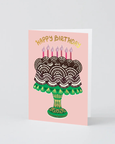 Wrap - Cake & Candles Happy Birthday Greetings Card
