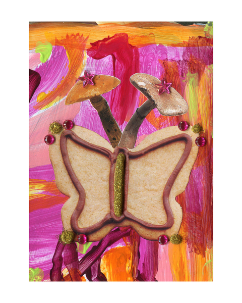 Minna Gilligan - Musherfly Collage Card