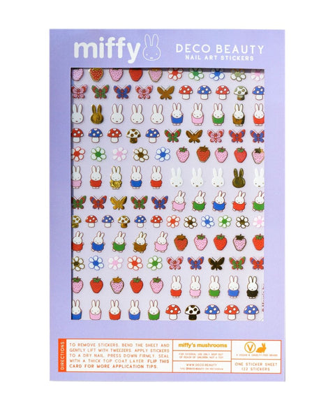 Deco Beauty - Nail Art Stickers - Miffy's Mushrooms