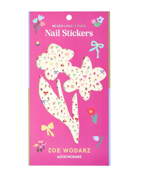 Never Have I Ever - Nail Art Stickers - Flower Pop