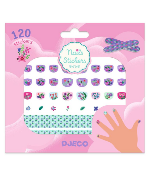 Djeco - Nail Stickers - 120 Petit Flowers