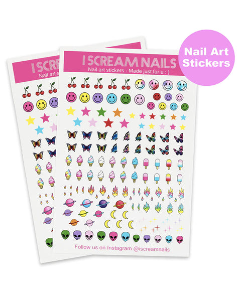 I Scream Nails - Nail Art Stickers