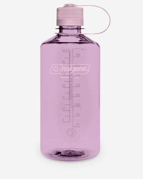 Nalgene - Sustain Narrow Mouth Water Bottle - 1L - Cherry Blossom